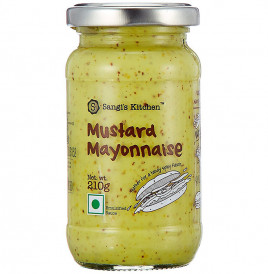 Sangi's Kitchen Mustard Mayonnaise   Glass Jar  210 grams